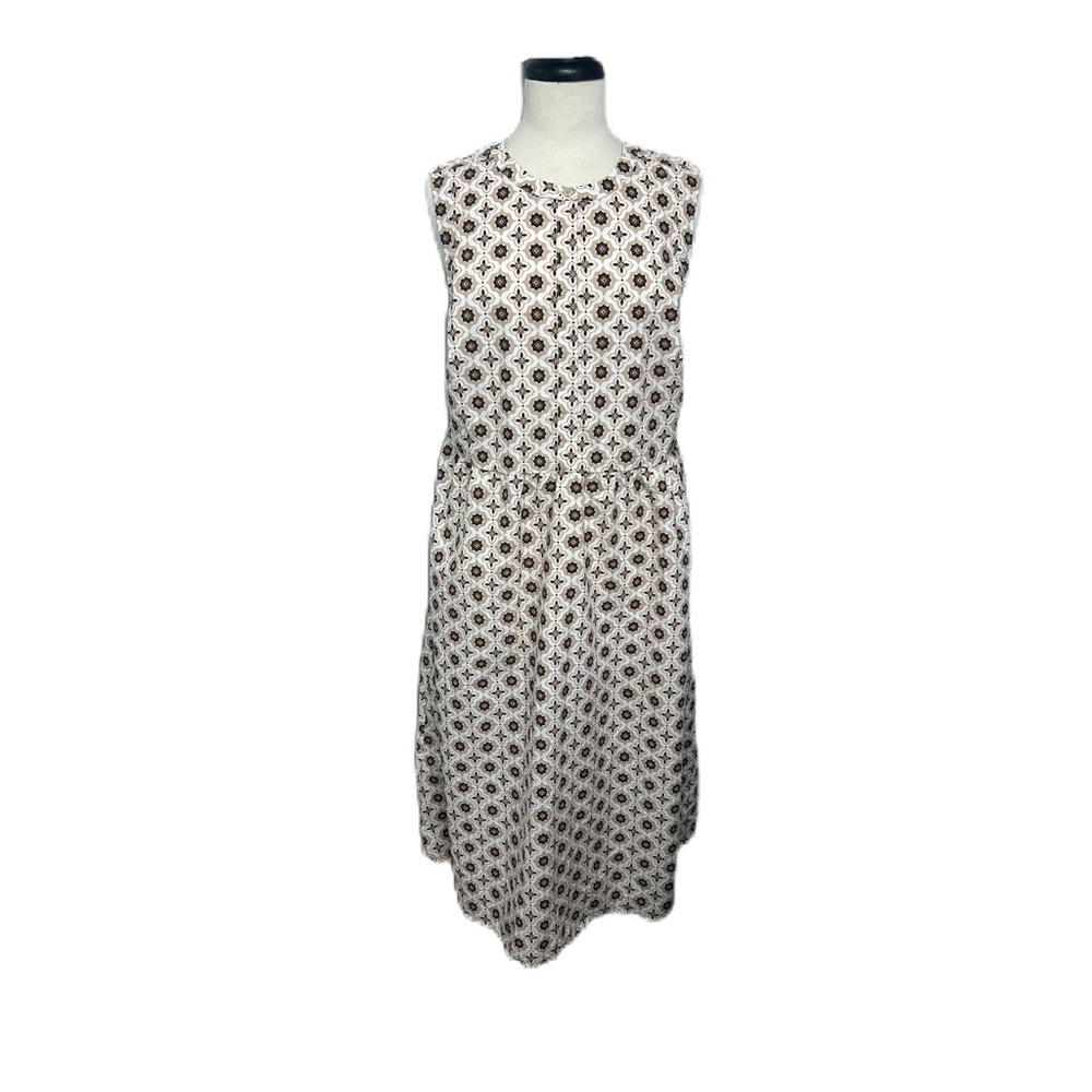 Croft & Barrow Woman's Sleeveless Dress Size L Prairie Boho Festival Western